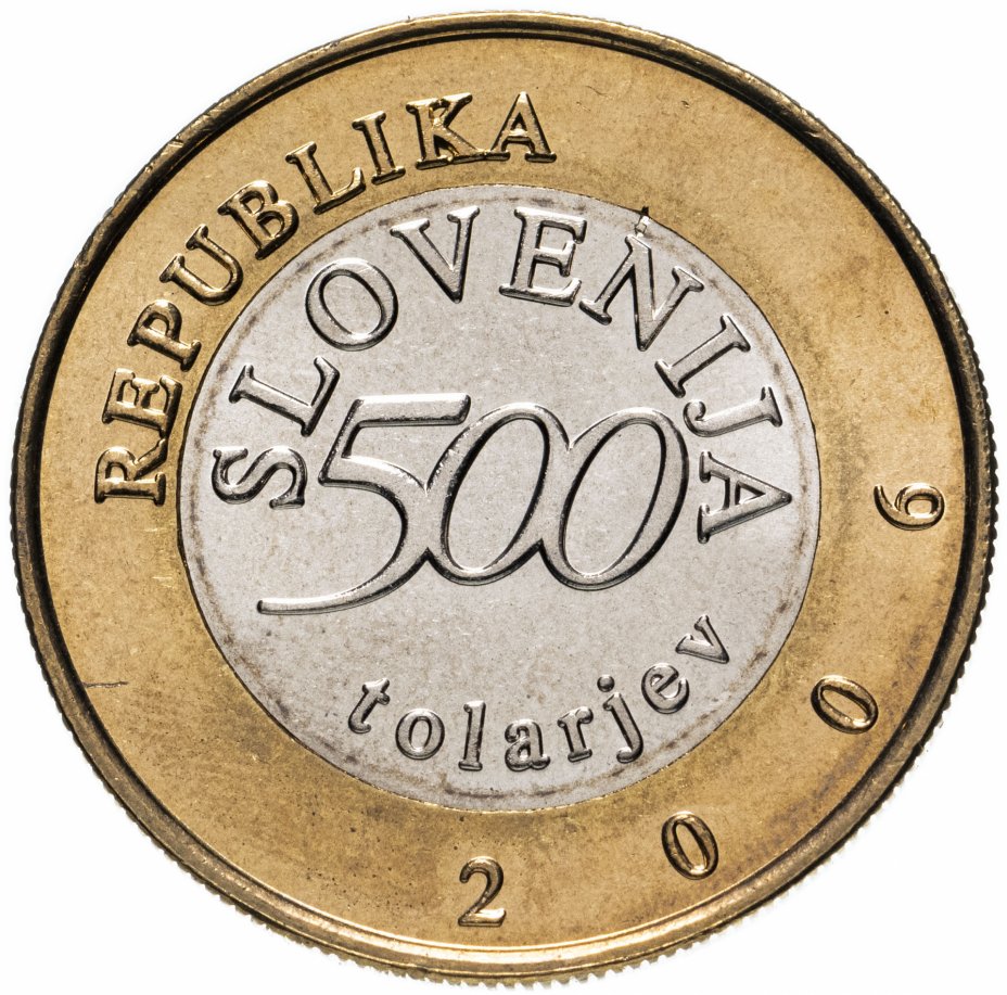 купить Словения 500 толаров (tolarjev) 2006 "250 лет со дня рождения Антона Томажа Линхарта"