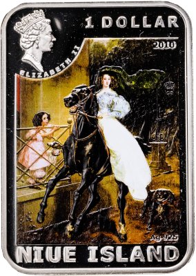 купить Ниуэ 1 доллар 2010 "Художник Карл Брюллов"