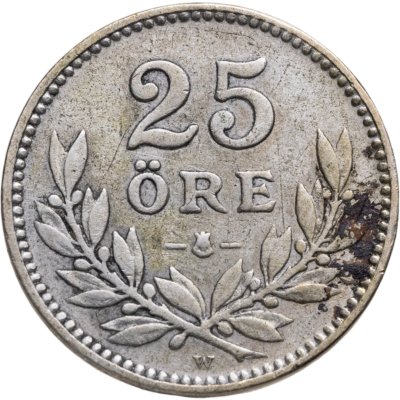 купить Швеция 25 эре (ore) 1916