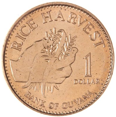 купить Гайана 1 доллар (dollar) 2015