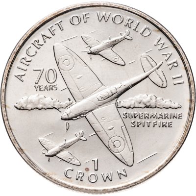 купить Остров Мэн 1 крона (crown) 2006 Авиация Второй Мировой войны - Supermarine Spitfire