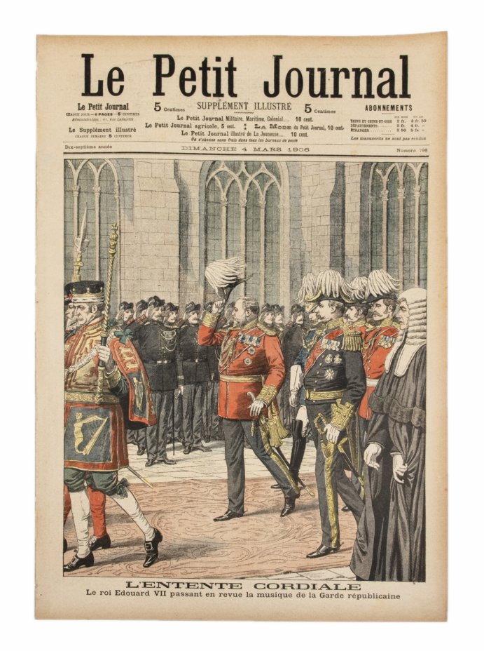 купить Газета "Le Petit Journal" выпуск № 798 от 04 марта 1906