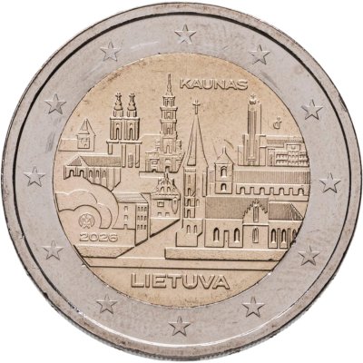 купить [ПОДАРОК!] Литва 2 евро (EURO) 2026 "Каунас"