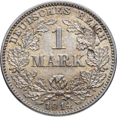 купить Германия (Германская империя) 1 марка 1914 "G"