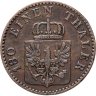 Купить Германия, Пруссия 2 пфеннига 1861