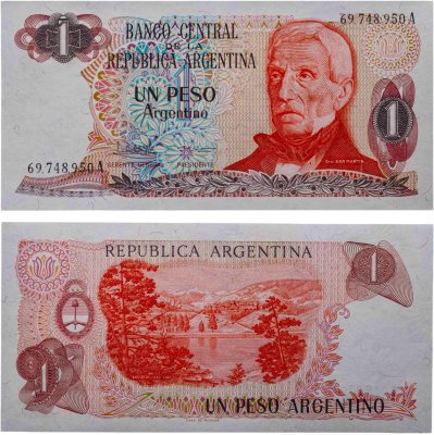 купить Аргентина 1 песо 1983 год