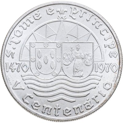 купить Сан-Томе и Принсипи 50 эскудо 1970 "500 лет открытию Сан-Томе и Принсипи"