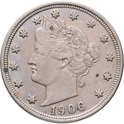 купить США 5 центов (cents) 1906 "Liberty Nickel"