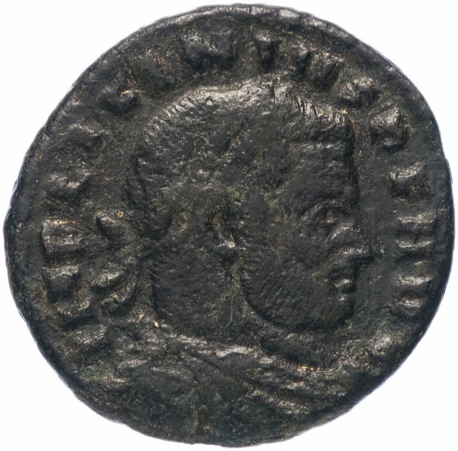 купить Римская Империя Лициний I 308–324гг фоллис (реверс: Сол стоит влево)