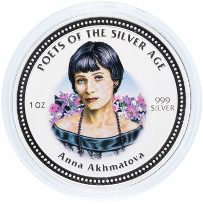 купить Острова Кука 2 доллара 2006 "Поэты Серебряного века - Анна Ахматова"