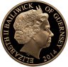Купить Гернси 50 пенсов 2014 "Размышления о правлении - Церемония коронации - Карета"