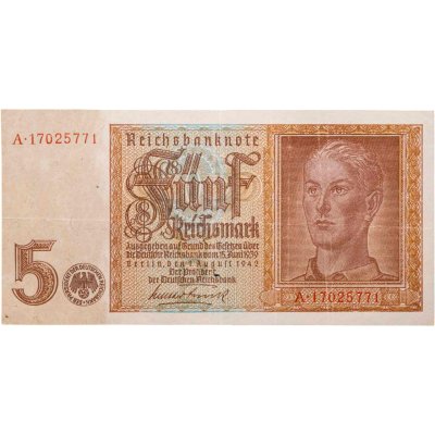 купить Германия 5 марок 1942