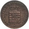 Купить Германия, Саксен-Мейнинген 1 пфенниг 1862