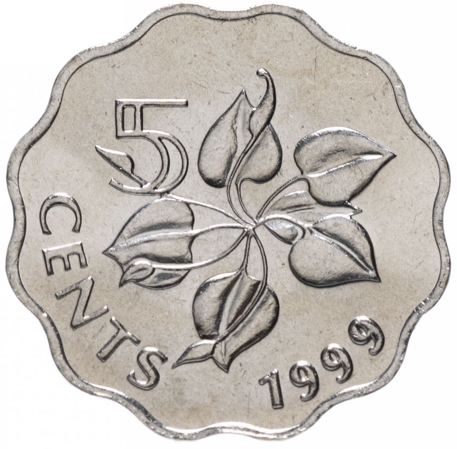 купить Свазиленд 5 центов (cents) 1999