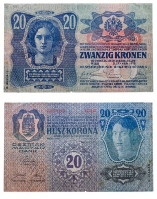 купить Австро-Венгрия 20 крон 1913