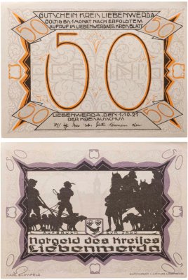 купить Австрия нотгельды 50 пфеннигов 1921