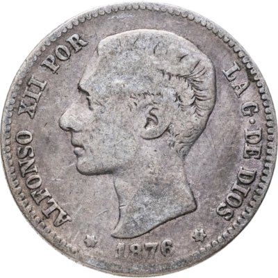 купить Испания 1 песета (peseta) 1876