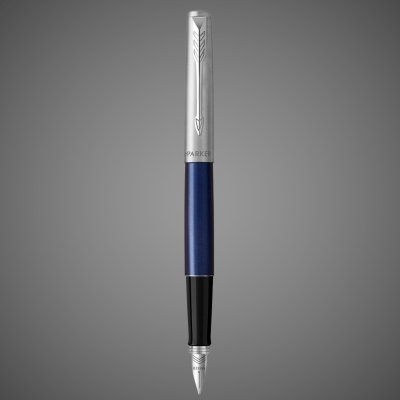 Купить Перьевая ручка Parker Jotter Royal Blue CT, MBlue, Лаки и смолы: лак, нержавеющая сталь, 2026 г.