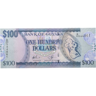 купить Гайана 100 долларов ND (2012)