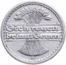 Купить Германия 50 пфеннигов (pfennig) 1921, знак монетного двора "G" — Карлсруэ