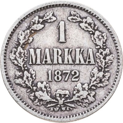 купить 1 марка 1872 S Российская Финляндия