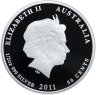 Купить Австралия 50 центов (cents) 2011 Proof "Австралийские рифы: Морская черепаха", в футляре с сертификатом