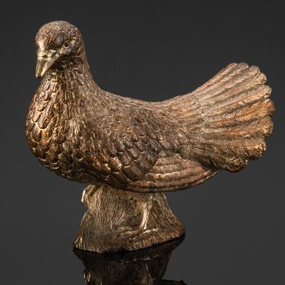 купить Статуэтка "Голубь", медь, серебрение, Западная Европа, 1970-2000 гг.