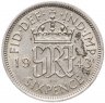 Купить Великобритания 6 пенсов 1943