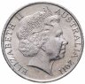 Купить Австралия 20 центов (cents) 2011 Международный год волонтеров