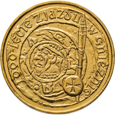 купить Польша 2 злотых (zlote) 2000 "1000 лет Конгрессу в Гнезно"