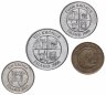 Купить Исландия набор из 4 монет 50 эре и 1, 2, 10 крон 1981-2011, случайная дата