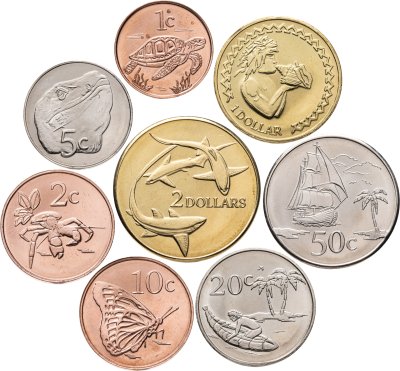 купить Токелау набор из 8-ми монет 2017 (1, 2, 5, 10, 20, 50 центов, 1, 2 доллара)