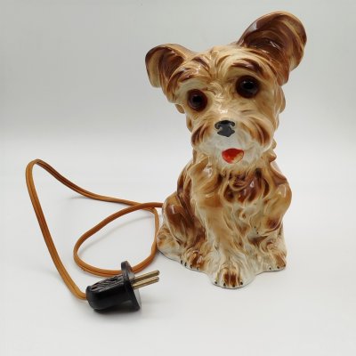 купить Светильник (ночник) в форме собаки, фарфор, бакелит, резина, пластмасса, Carl Scheidig, Gräfenthal, Германия, 1950-1972 гг.