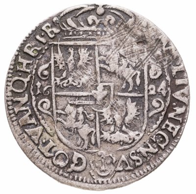 купить Речь Посполитая, Великое Княжество Литовское, Сигизмунд III "Ваза" , Орт (1/4 талера) 1624