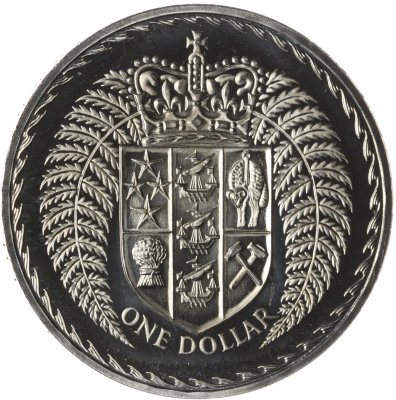 купить Новая Зеландия 1 доллар (dollar) 1967