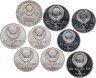 Купить Набор юбилейных монет СССР (1965-1991), 9 штук