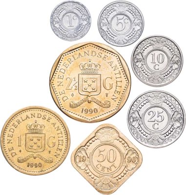 купить Нидерландские Антильские острова набор 1990 (7 штук)