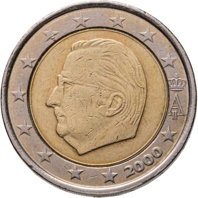 купить Бельгия 2 euro (евро) 2000