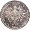 Купить Королевство Пруссия, император Вильгельм I, 1 союзный талер 1866 в честь победы в Австро-прусско-итальянской войне