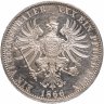 Купить Королевство Пруссия, император Вильгельм I, 1 союзный талер 1866 в честь победы в Австро-прусско-итальянской войне