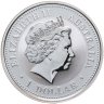 Купить Австралия 1 доллар 1999  "Восточный календарь. Год кролика" с позолотой