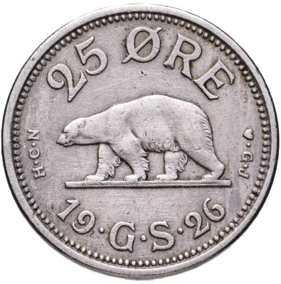 купить Гренландия 25 эре (ore) 1926