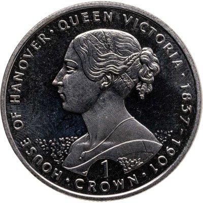 купить Гибралтар 1 крона (crown) 1993 "Ганноверская династия - Королева Виктория"