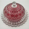 Купить Блюдо с крышкой (клош), украшенный праздничным орнаментом, стекло, Турция, 2010-2020 гг.