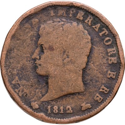 купить Королевство Италия 1 сольдо 1812 Наполеон Бонапарт