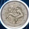 Купить Франция 2 евро 2024 XXXIII летние Олимпийские игры, Париж 2024 в блистере синего цвета