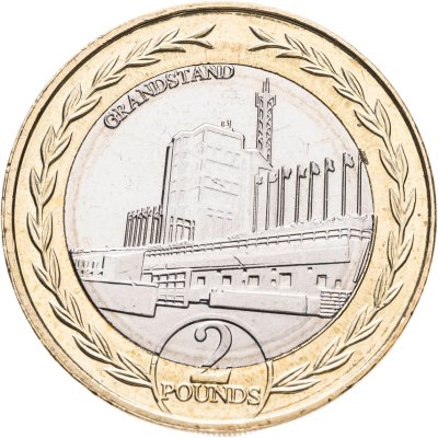 купить Остров Мэн 2 фунта (pounds) 2022 "Мотогонки "Tourist Trophy" - Трибуна"