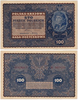 купить Польша 100 марок 1919