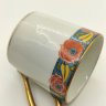 Купить Набор из 4-х кофейных чашек, украшенных растительным декором (в подборе), форма "Литрон", фарфор, деколь, золочение, Limoges, Франция, 1920-1960 гг.