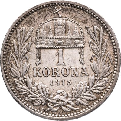 купить Австро-Венгрия 1 крона (korona) 1915 для Венгрии
